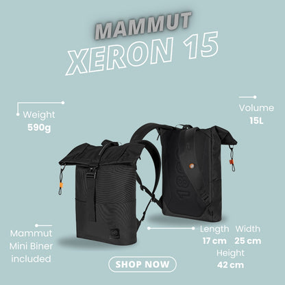 MAMMUT Xeron 15 Versatile Daypack Black