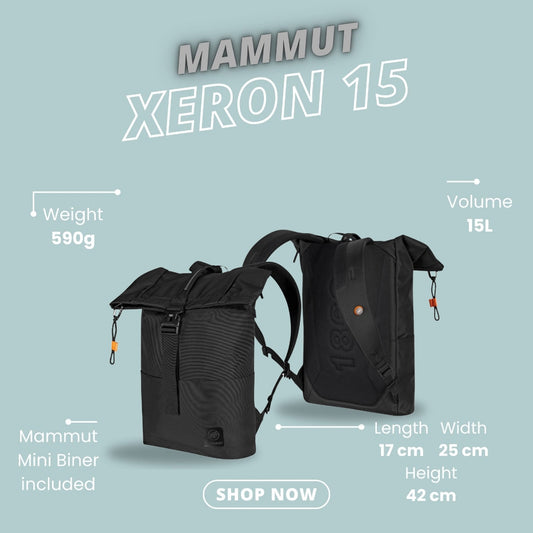 MAMMUT Xeron 15 Versatile Daypack Black