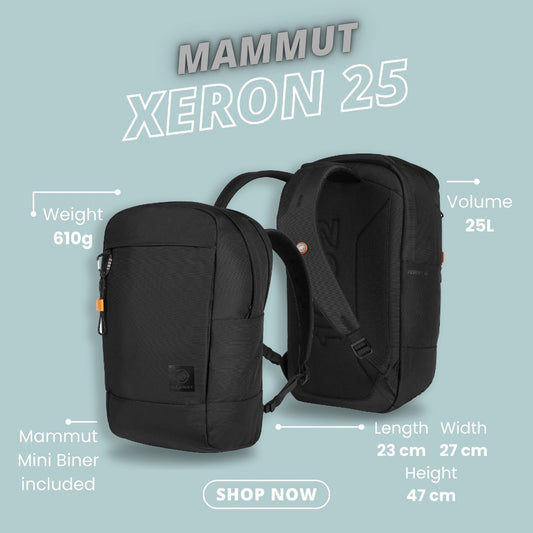 MAMMUT Xeron 25 - Versatile Daypack (Black)