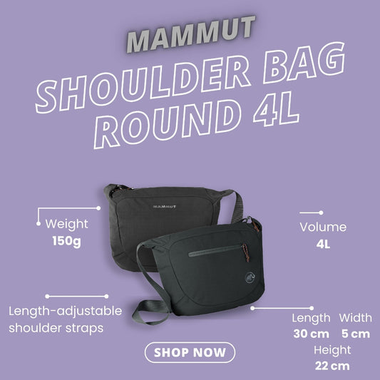 MAMMUT Shoulder Bag Round 4L (Black)