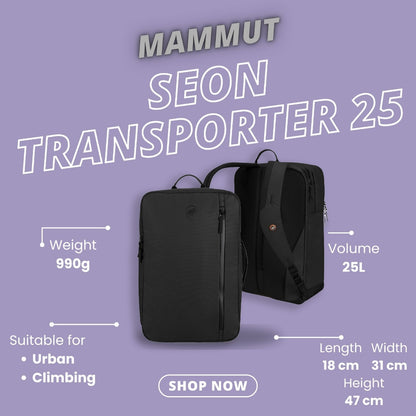 MAMMUT Seon Transporter 25 (Black)