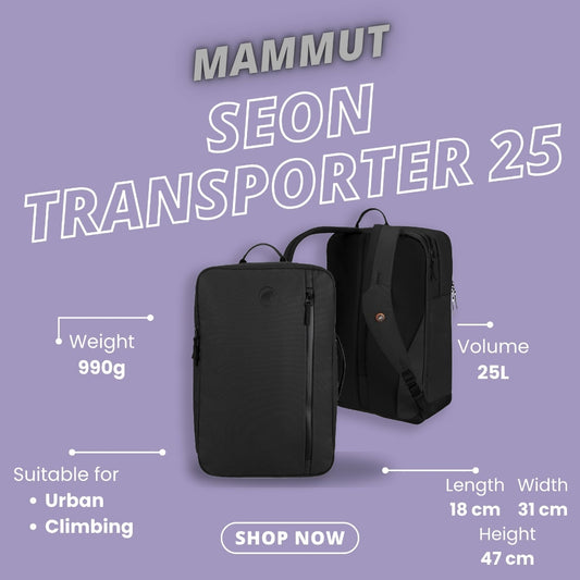 MAMMUT Seon Transporter 25 (Black)