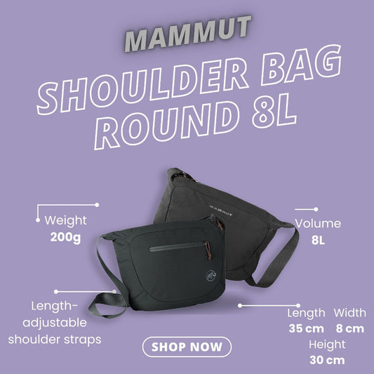 MAMMUT Shoulder Bag Round 8L (Black)