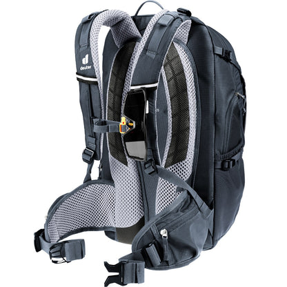 DEUTER TRANS ALPINE 24 BIKE BACKPACK (Black) + FREE GIFT(Hydration Bladder 3L)