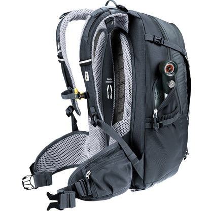 DEUTER TRANS ALPINE 24 BIKE BACKPACK (Black) + FREE GIFT(Hydration Bladder 3L)