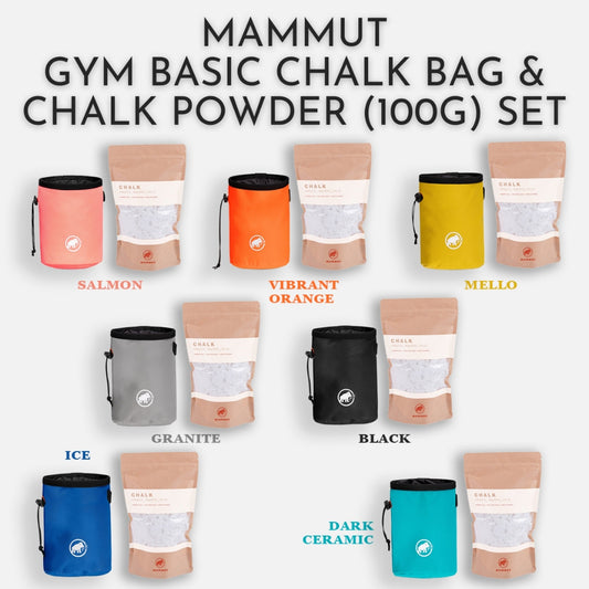 MAMMUT GYM BASIC CHALK BAG & CHALK POWDER (100G) SET