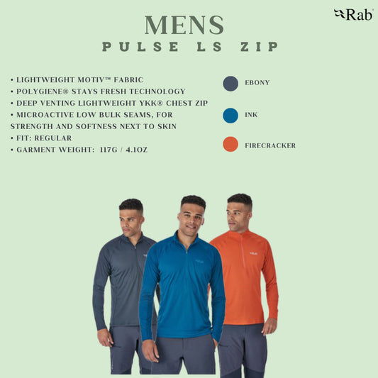 Rab Men's Pulse LS Zip