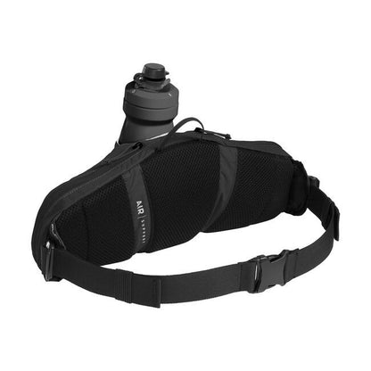 CAMELBAK Podium Flow 2 Waist Pack with 21oz Podium Dirt Series Bottle (Black)