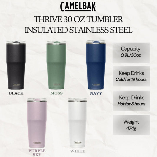 CAMELBAK THRIVE 30 OZ TUMBLER, INSULATED STAINLESS STEEL