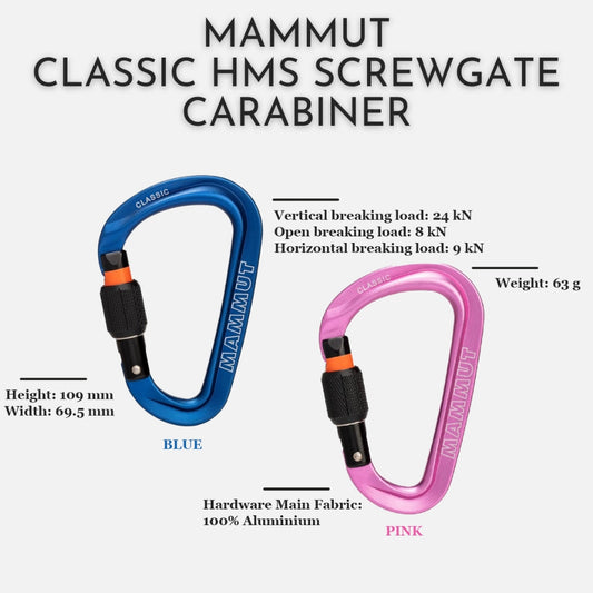 Mammut Classic HMS Screwgate Carabiner