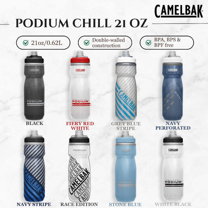 CAMELBAK PODIUM CHILL 21 OZ BIKE BOTTLE, INSULATED