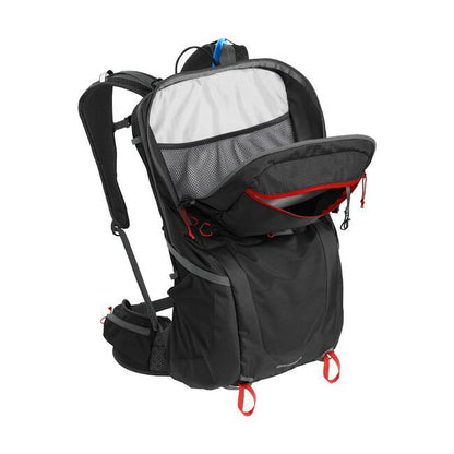 CAMELBAK Fourteener 32 Hydration Hiking Pack with Crux 3L Reservoir (Black/Red Poppy)