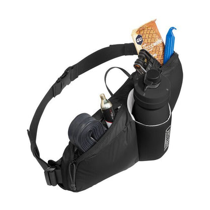 CAMELBAK Podium Flow 2 Waist Pack with 21oz Podium Dirt Series Bottle (Black)