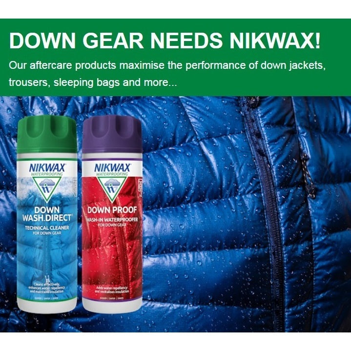 [Bundle of 4] Nikwax Down Wash and Down Proof Set | Detergent | Waterproof