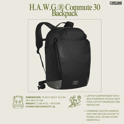 CAMELBAK HAWG Commute 30 Backpack (Black)