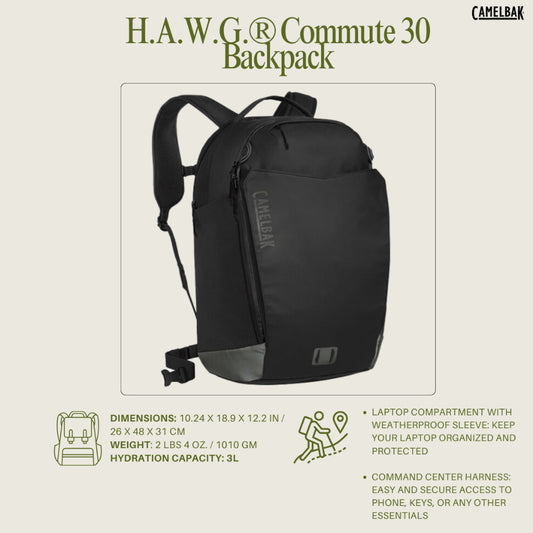 CAMELBAK HAWG Commute 30 Backpack (Black)