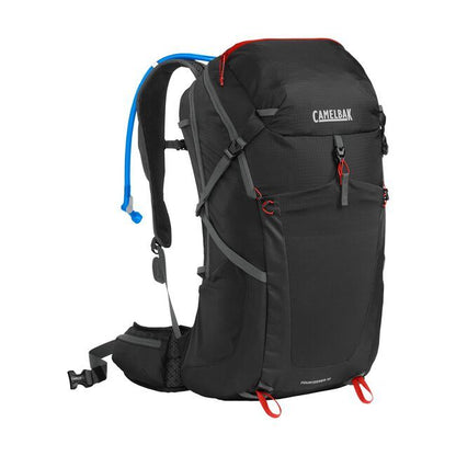 CAMELBAK Fourteener 32 Hydration Hiking Pack with Crux 3L Reservoir (Black/Red Poppy)