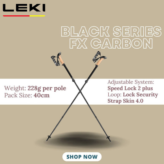 LEKI BLACK SERIES FX CARBON (One Pair)