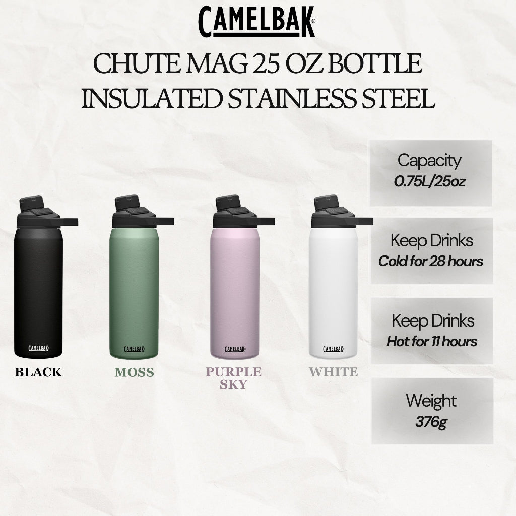 CAMELBAK CHUTE MAG 25 OZ BOTTLE, INSULATED STAINLESS STEEL