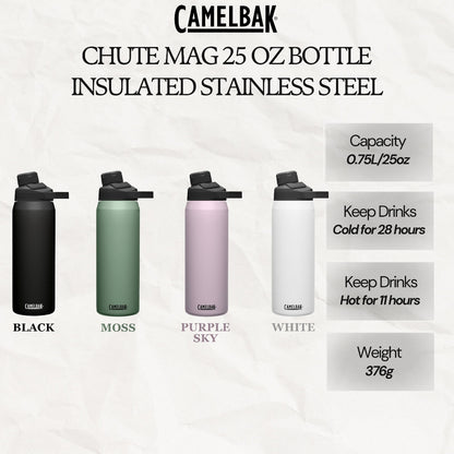 CAMELBAK CHUTE MAG 25 OZ BOTTLE, INSULATED STAINLESS STEEL