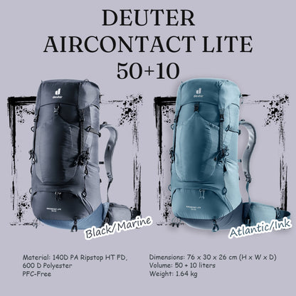 Deuter Aircontact Lite 50+10 | Trekking Backpack