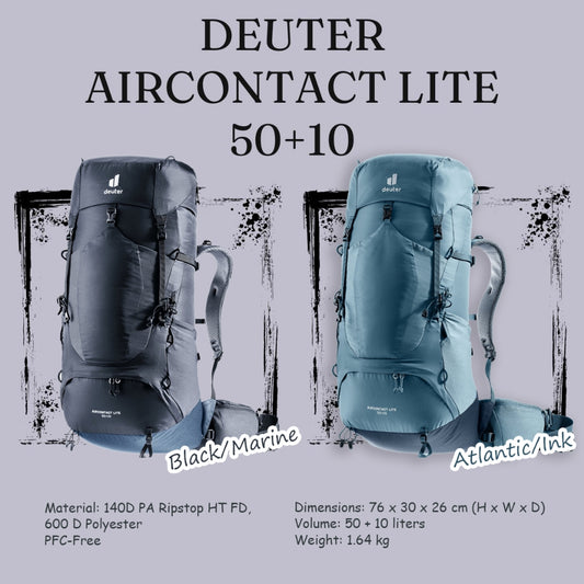 Deuter Aircontact Lite 50+10 | Trekking Backpack