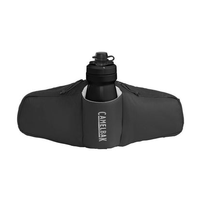 CAMELBAK Podium Flow 2 Waist Pack with 21oz Podium Dirt Series Bottle (Black)