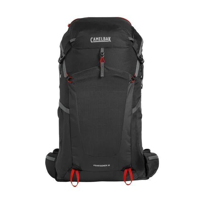 CAMELBAK Fourteener 32 Hydration Hiking Pack with Crux 3L Reservoir (Black/Red Poppy)