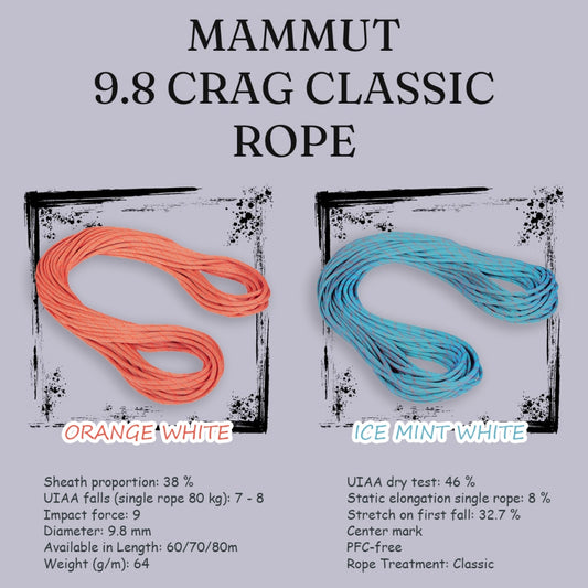 Mammut 9.8 Crag Classic Rope