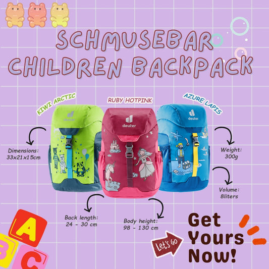 DEUTER SCHMUSEBAR Children Backpack | Preschool Backpack | 8 liters