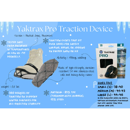 Yaktrax Pro Traction Device