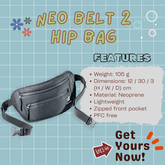 Deuter NEO BELT 2 HIP BAG (Black)