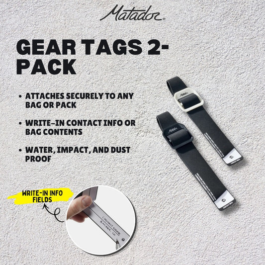 Matador Gear Tags 2-Pack | Luggage Tag