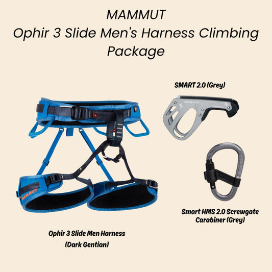 MAMMUT Ophir 3 Slide Men's Harness Climbing Package