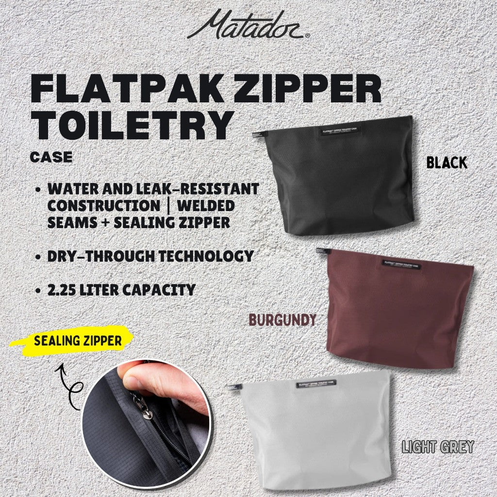 Matador FlatPak Zipper Toiletry Case