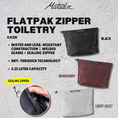 Matador FlatPak Zipper Toiletry Case
