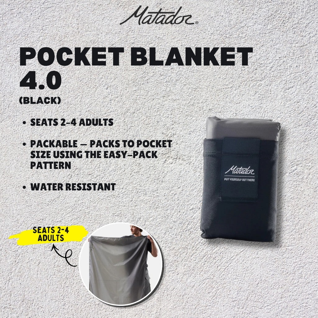 Matador Pocket Blanket 4.0 (Black)