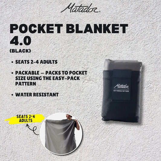 Matador Pocket Blanket 4.0 (Black)