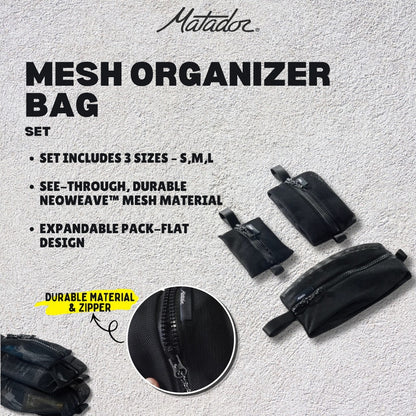Matador Mesh Organizer Bag Set