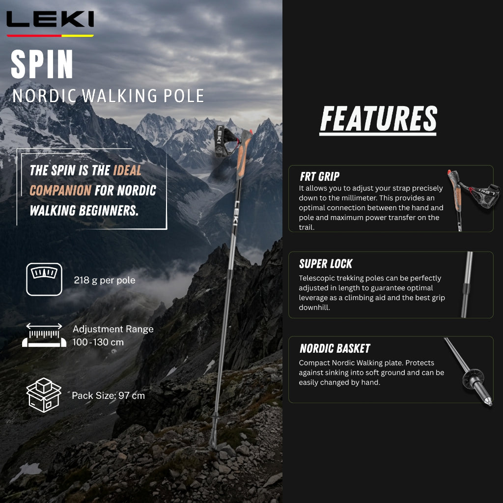 LEKI SPIN(Super Lock)(One Pair)