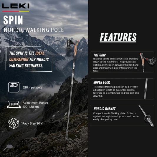 LEKI SPIN(Super Lock)(One Pair)