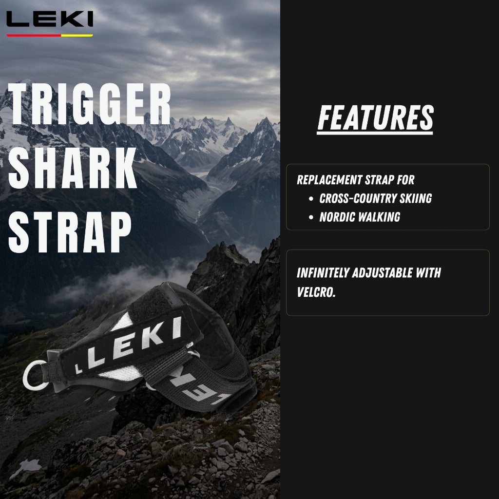 LEKI TRIGGER SHARK STRAP (One Pair)