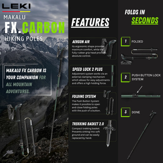 LEKI MAKALU FX CARBON (One Pair)