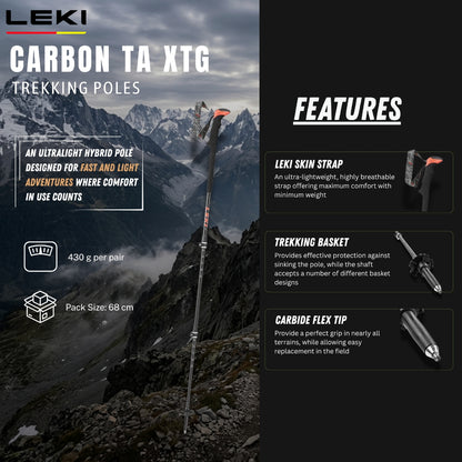 LEKI Carbon TA XTG (One Pair)