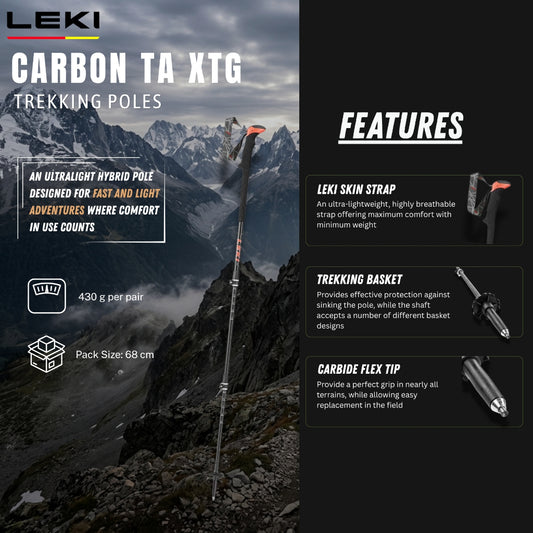 LEKI Carbon TA XTG (One Pair)