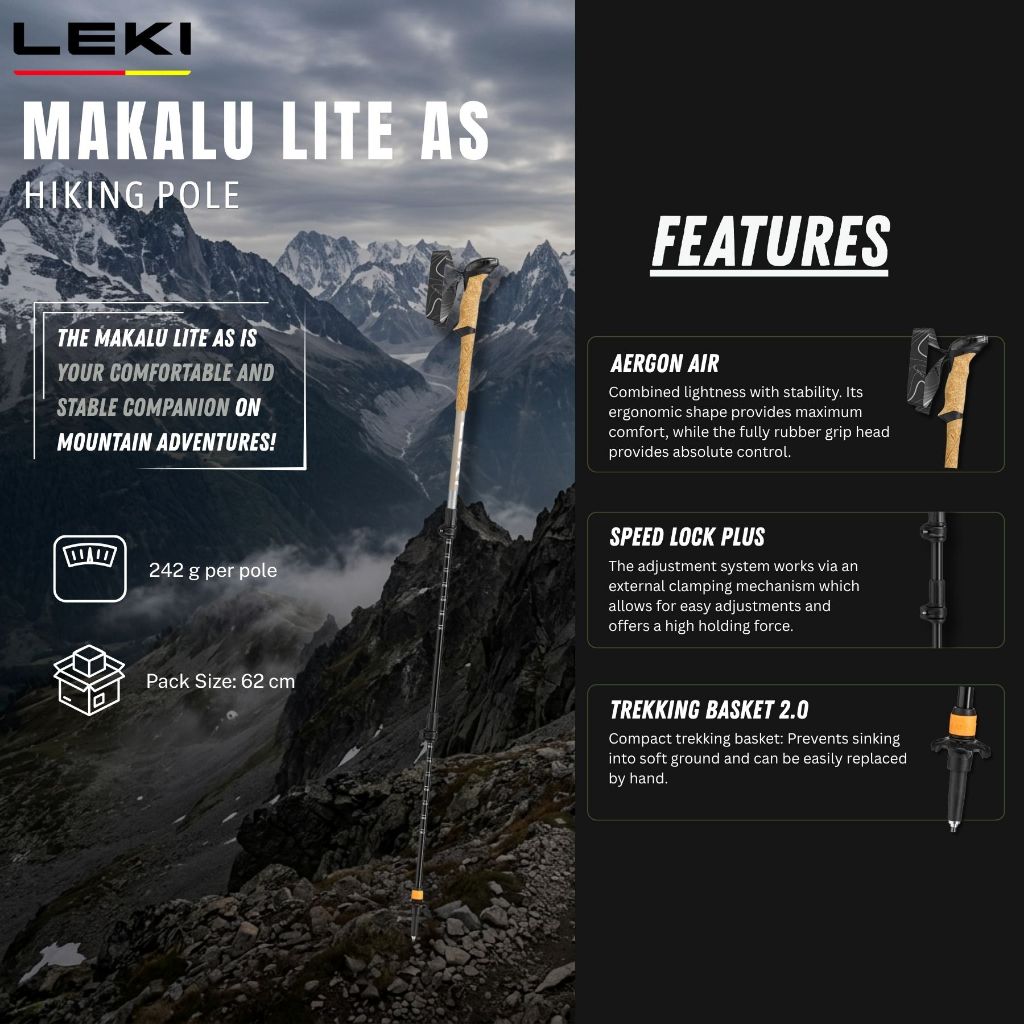 Leki Makalu Lite AS (One Pair)
