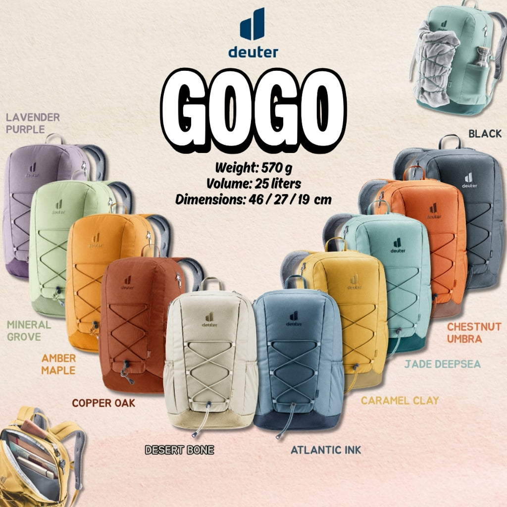 DEUTER GOGO Lifestyle Daypack | School Backpack | Ergonomic Design