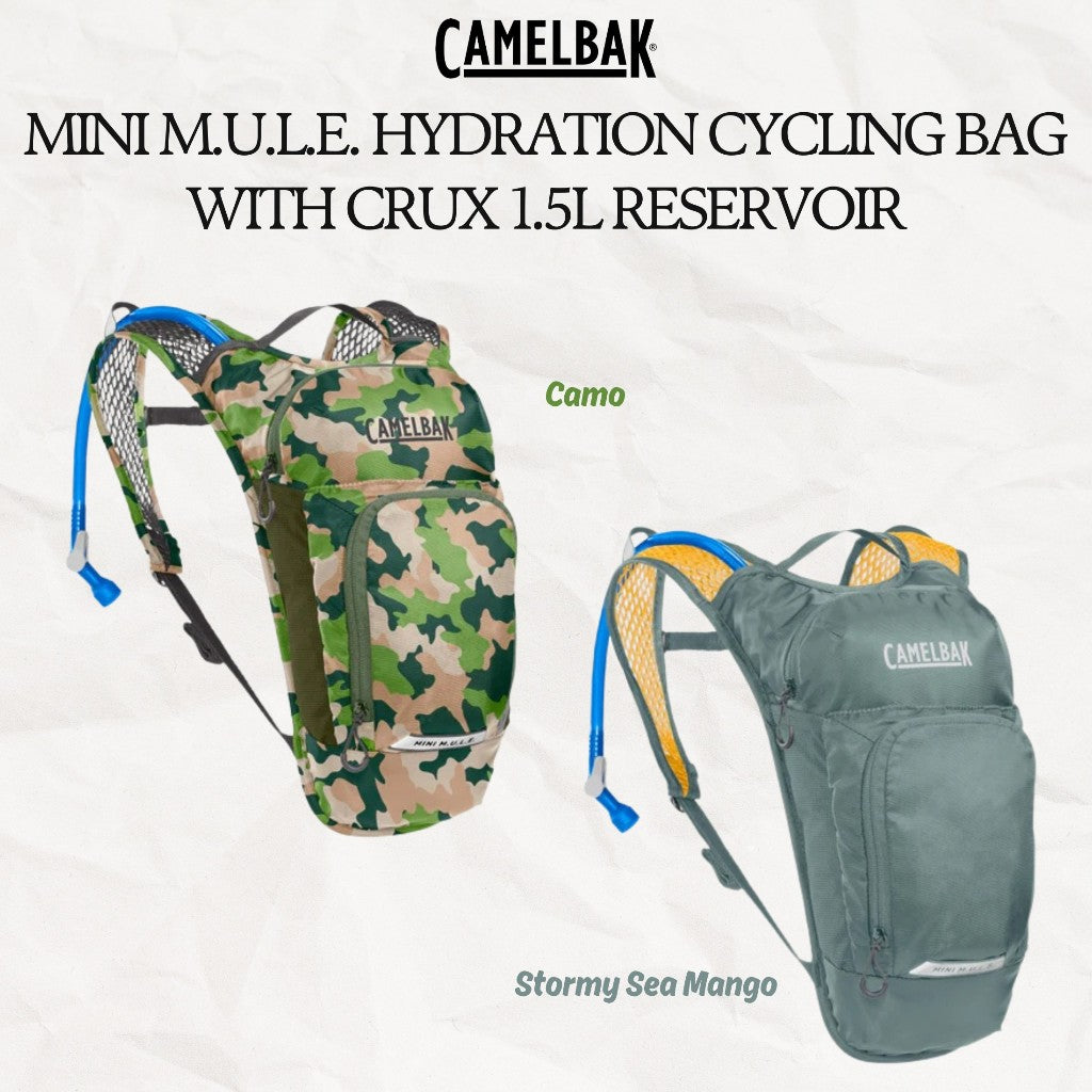 CAMELBAK Mini M.U.L.E. Hydration Cycling Bag with Crux 1.5L Reservoir