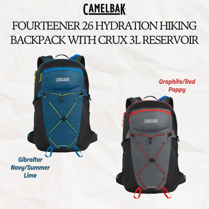 CAMELBAK Fourteener 26 Hydration Hiking Backpack with Crux 3L Reservoir