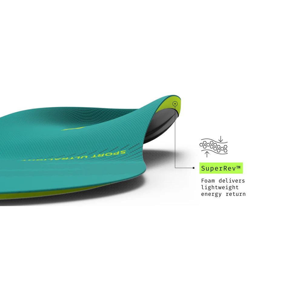SUPERFEET SPORT ULTRALIGHT INSOLES (TRIM-TO-FIT)(Carbon Fiber Performance)